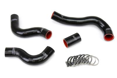 HPS Performance - HPS 57-1847-BLK Black Radiator Coolant Hose Kit for 84-89 Nissan 300ZX 3.0L V6