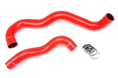 HPS Performance - HPS 57-1075 Red Red Radiator Hose Kit for 03.5-05 Ford Excursion 6.0L V8 Turbo