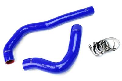 HPS Performance - HPS 57-1222-BLUE Blue Silicone Radiator Hose Kit for 99-02 Dodge RAM 5.9 Diesel