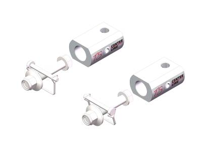 Husky Towing - Husky Towing 33051 Weight Distribution Hitch Bracket R/L Trunnion Bolts D-Pin