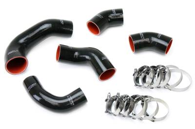 HPS Performance - HPS 57-1227-BLK Black Silicone Intercooler Hose for 03-07 Lancer EVO 8 9 MR USDM