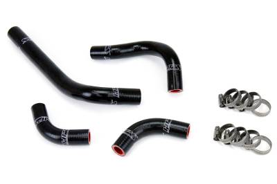 HPS Performance - HPS 57-1234-BLK Black Silicone Radiator Hose Kit for 04-09 Honda CRF250R