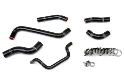 HPS Performance - HPS 57-1242-BLK Black Silicone Radiator Hose Kit for 10-11 Kawasaki KX450F