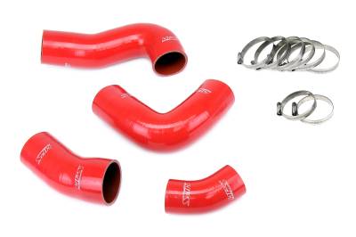 HPS Performance - HPS 57-1949 Red Red Intercooler Hose Kit for 19-20 Volkswagen GTI 2.0L Turbo