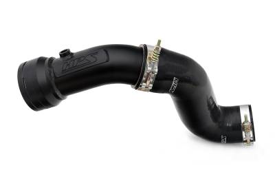 HPS Performance - HPS 17-155WB Cold Charge Pipe w/CAC Hose Intercooler Boot Black for 17-23 F250