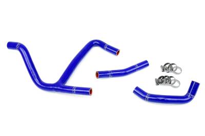 HPS Performance - HPS 57-1256-BLUE Blue Silicone Radiator Hose Kit for 10-11 Suzuki RMZ250