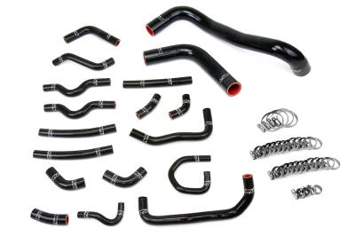 HPS Performance - HPS 57-1914-BLK Radiator/Heater Coolant Hose Kit for 98-02 Land Cruiser & LX470