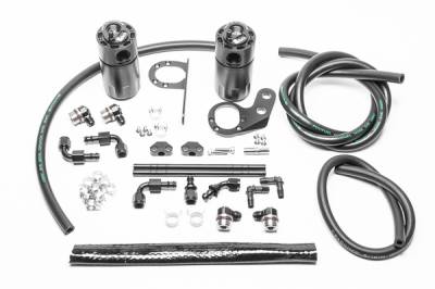 RADIUM Engineering - RADIUM Engineering 20-0826-FL Dual Catch Can Kit for 17+ Civic Type-R Fluid Lock