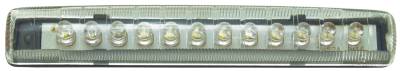 Pacer Performance - Pacer 20-725 12-Diode Single Row LED Light Clear/White