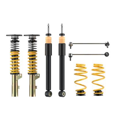 ST Suspensions - ST Suspensions 18281830 Coilover Adj. Lowering Kit for VW Hatchback 2.0/2.5 FWD