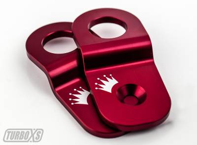 Turbo XS - Turbo XS W15-RADSTAY-RED Radiator Mount for 15+ Subaru WRX/Sti