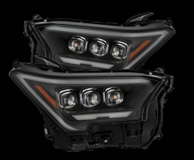 AlphaRex - AlphaRex 880327 Black LED Projector Headlights for 24+ Toyota Tacoma