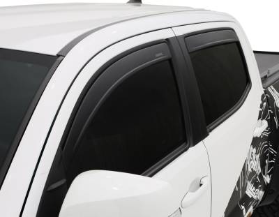 Husky Liners - Husky Liners 2857012 Low-Pro Ventvisor Deflector Matte Black Outside Mount 4Pc