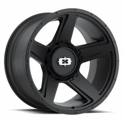Vision Wheel - Vision Wheel 390 Empire 20x11.5 8x180 -44mm Satin Black 390-20187SB-44