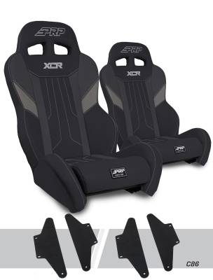 PRP - PRP A8001-PORXP-C86-203 XCR Suspension Seats Kit for Can-Am Maverick X3 Pair