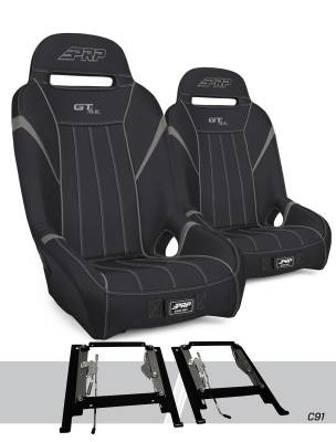 PRP - PRP A7301-PORXP-C86-203 GT3 Suspension Seats Kit for Can-Am Maverick X3 Pair
