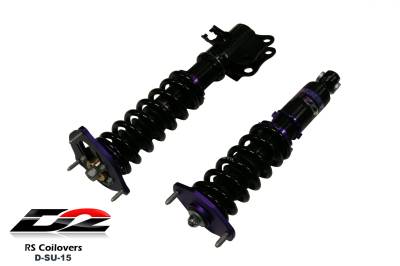 D2 Racing - D2 Racing D-SU-15 RS Coilovers for 00-04 Subaru Legacy