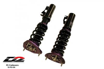 D2 Racing - D2 Racing D-PO-06 RS Coilovers 05-12 Porsche Boxster 06-13 Porsche Cayman RWD
