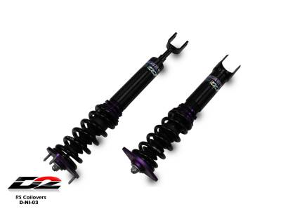 D2 Racing - D2 Racing D-NI-03 RS Coilovers for 03-07 Infiniti G35 03-08 Nissan 350Z RWD