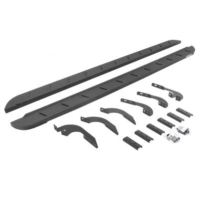 Go Rhino - Go Rhino 63443268ST RB10 Slim Line Running Boards w/Mounting Brackets Kit