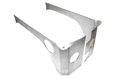 EVO Manufacturing - EVO Manufacturing EVO-1070-4DAL Rear Rockskin Corners for 07-18 Wrangler JK 4DR