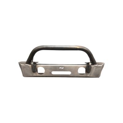 Motobilt - Motobilt MB1200-B Crusher Series HD Front Bumper w/Tube Bull Bar for Jeep JL/JT