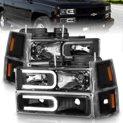 Anzo USA - Anzo USA 111528 Crystal Headlight Set