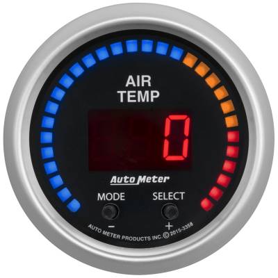 AutoMeter - AutoMeter 3358 Sport-Comp Intake Air Temp Dual Channel Gauge 0-300°F 2-1/16"