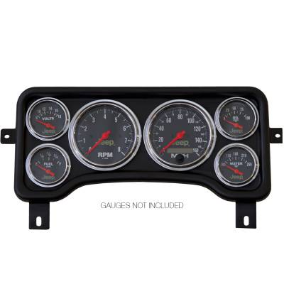 AutoMeter - AutoMeter 5381 Direct Fit Dash Panel 6 Gauge for 97-06 Cherokee Wrangler TJ/XJ