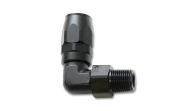 Vibrant Performance - Vibrant 26901 Male Hose End Fitting 90-DEG Size -6AN Pipe Thread 1/4" NPT
