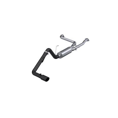 MBRP Exhaust - MBRP Exhaust S5407BLK 2.5" Cat-Back 3" Single Side Exit Black
