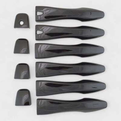 Trim Illusion - Trim Illusion DH6289BLK Front/Rear Door Handle Covers Black for Pathfinder