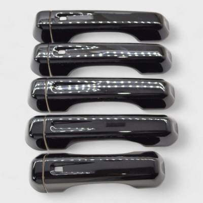 Trim Illusion - Trim Illusion DH6295BLK Front/Rear Door Handle Covers Black for Jeep JL/JT