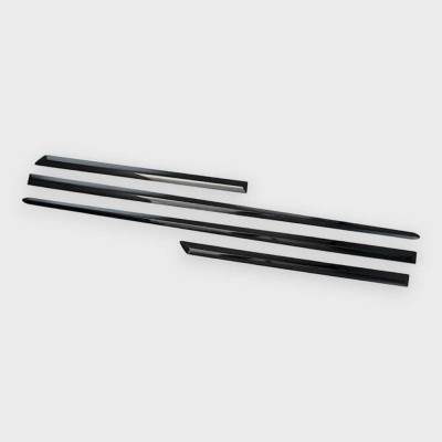 Trim Illusion - Trim Illusion SM6100BLK Black Universal Body Side Trim Molding 39"/22"