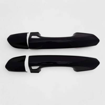 Trim Illusion - Trim Illusion DH6263BLK Front Door Handle Covers Black Ford Mustang