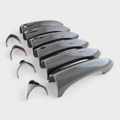 Trim Illusion - Trim Illusion DH6302BLK Fr/Rr Door Handle Covers Black Cruze/Trailblazer/Bolt