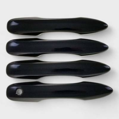 Trim Illusion - Trim Illusion DH6284BLK Front/Rear Door Handle Covers Black for Prius/Corolla