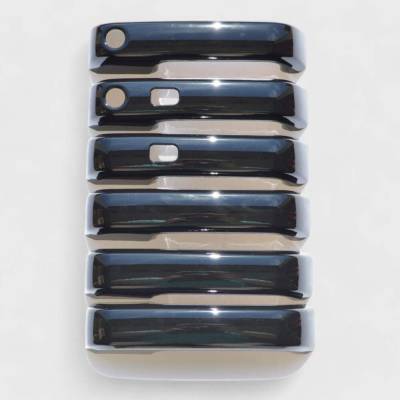 Trim Illusion - Trim Illusion DH6245BLK Front/Rear Door Handle Covers Black F150/Super Duty