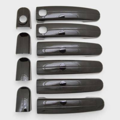 Trim Illusion - Trim Illusion DH6306BLK Front/Rear Door Handle Covers Black Focus/Escape
