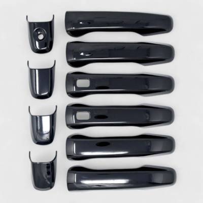 Trim Illusion - Trim Illusion DH6287BLK Front/Rear Door Handle Covers Black Ford Edge/Explorer