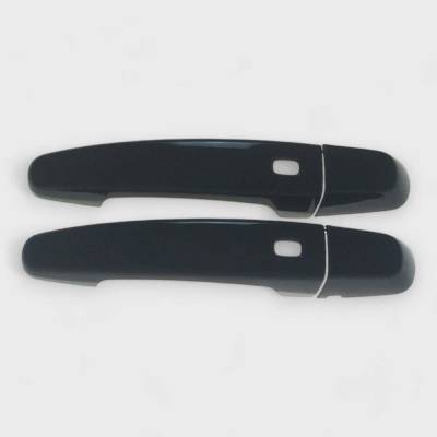 Trim Illusion - Trim Illusion DH6213BLK Front Door Handle Covers Black Chevy Camaro