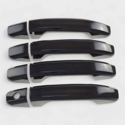 Trim Illusion - Trim Illusion DH6226BLK Front/Rear Door Handle Covers Black GM Truck/SUV
