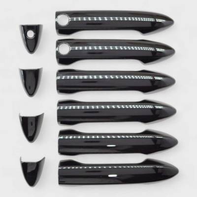 Trim Illusion - Trim Illusion DH6230BLK Front/Rear Door Handle Covers Black Ridgeline/Pilot