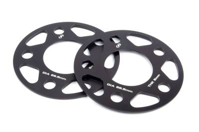 Dinan - Dinan D210-2023 Aluminum Wheel Spacer Kit 66.5mm 5mm Thick 5x112 Pair