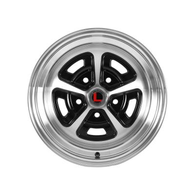 Legendary Wheels - Legendary Wheels LW50 15x7 5x4.75 7mm Black/Machined LW50-50757A