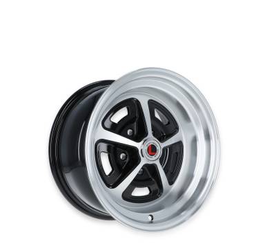 Legendary Wheels - Legendary Wheels LW50-50854A LW50 15x8 5x4.5 7mm Black/Machined