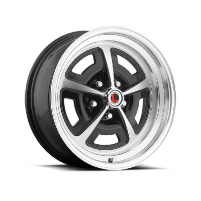 Legendary Wheels - Legendary Wheels LW50 16x8 5x4.75 0mm Black/Machined LW50-60857A