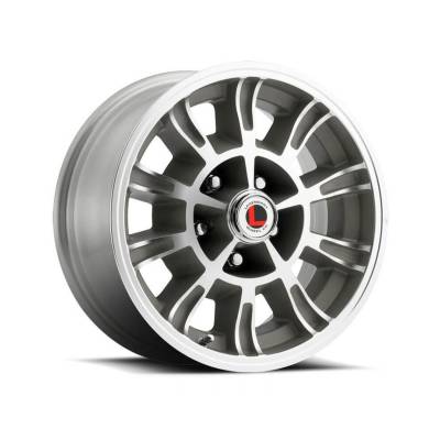 Legendary Wheels - Legendary Wheels LW66-50754C LW66 15x7 5x4.5 7mm Silver/Machined