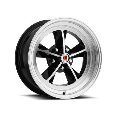 Legendary Wheels - Legendary Wheels LW69 17X8 5x4.5 7mm Black/Machined LW69-70854A