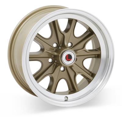Legendary Wheels - Legendary Wheels LW90-5075F LW90 15x7 5x4.5 7mm Gold/Machined